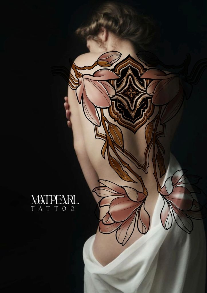 Flash Mat Pearl dos floral